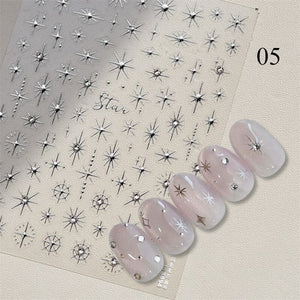 Glitter Starlight Rhinestones 3D Nail Stickers Nail Sticker No Brand 05