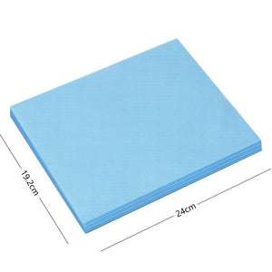 100pcs Manicure Machine Dust Filter Paper Blue Tools & Accessories No Brand