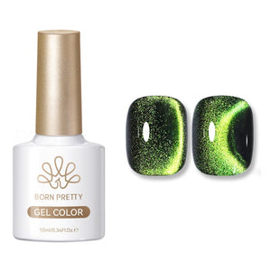 9D Cat Magnetic Gel MY34 Wormhole 10ml Gel Nail Polish BORN PRETTY