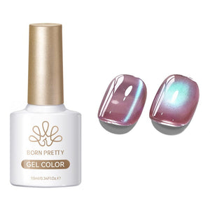 Glass Cat Magnetic Gel MY46 Hyacinth 10ml Gel Nail Polish BORN PRETTY
