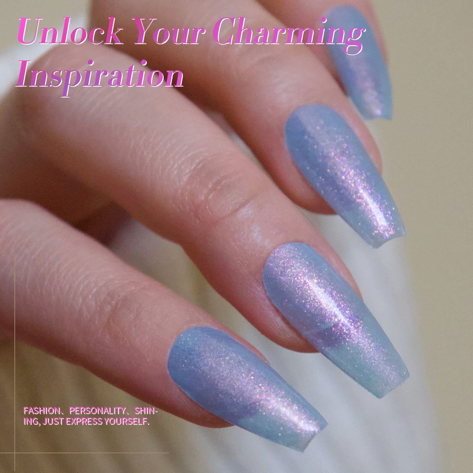 6 Colors Pink Shimmery Aurora Gel Polish Set T04 Conch Spirit 7ml Gel Nail Polish BORN PRETTY