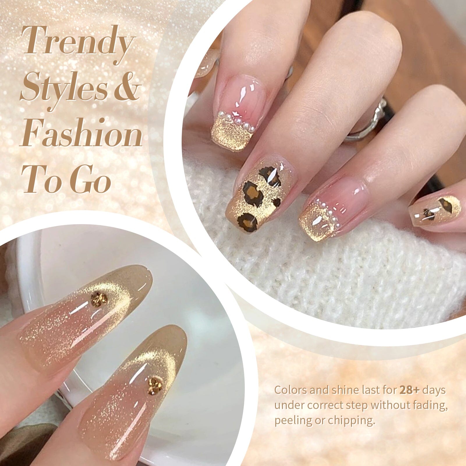 Golden Yellow Cat Magnetic Gel Polish GC02 15ml Gel Nail Polish BORN PRETTY