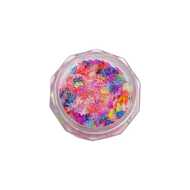 Multicolor Butterfly Nail Sequins Decoration #02 Nail Decoration No Brand
