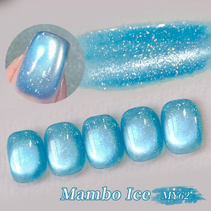 Glitter Cat Magnetic Gel Polish MY62 Mambo Ice 10ml Gel Nail Polish BORN PRETTY