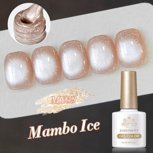 Mambo Ice Glitter Cat Magnetic Gel Polish 10ml Gel Nail Polish BORN PRETTY MY59