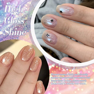 Mambo Ice Glitter Cat Magnetic Gel Polish 10ml Gel Nail Polish BORN PRETTY