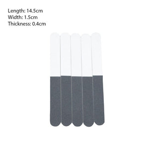 Black White Grey 3-sided Nail File Buffer Tools & Accessories No Brand