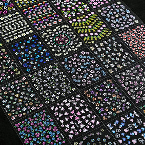 30pcs Flowers 3D Nail Stickers NLS003 Nail Art No Brand