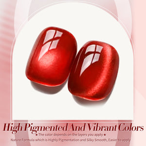 Red Glass Cat Magnetic Gel Polish MY249 Artisan 15ml Gel Nail Polish BORN PRETTY