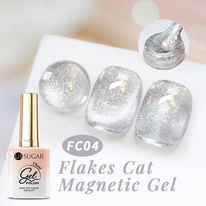 Flakes Cat Magnetic Gel FC04 15ml Gel Nail Polish UR SUGAR