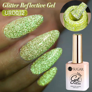 Glitter Reflective Gel URD012 15ml Gel Nail Polish UR SUGAR