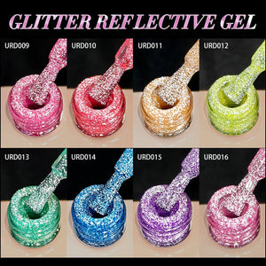 Glitter Reflective Gel URD014 15ml Gel Nail Polish UR SUGAR