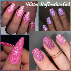 Glitter Reflective Gel URD016 15ml Gel Nail Polish UR SUGAR