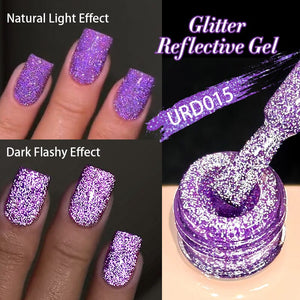 Glitter Reflective Gel URD009 15ml Gel Nail Polish UR SUGAR