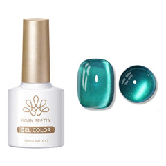 Glass Cat Magnetic Gel MY25 Dreamy Sea 10ml Gel Nail Polish BORN PRETTY