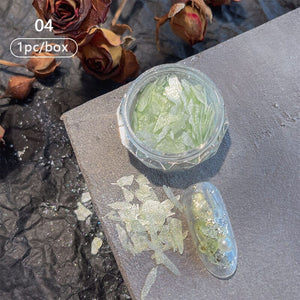 Irregular Natural Shell Pieces 3D Nail Decorations Nail Decoration No Brand 04