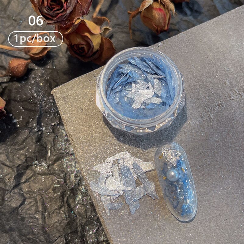 Irregular Natural Shell Pieces 3D Nail Decorations Nail Decoration No Brand 06