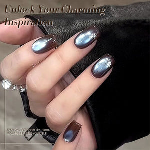 Brown Colored Cat Magnetic Gel Polish MY247 Mint Chocolate 10ml Gel Nail Polish BORN PRETTY