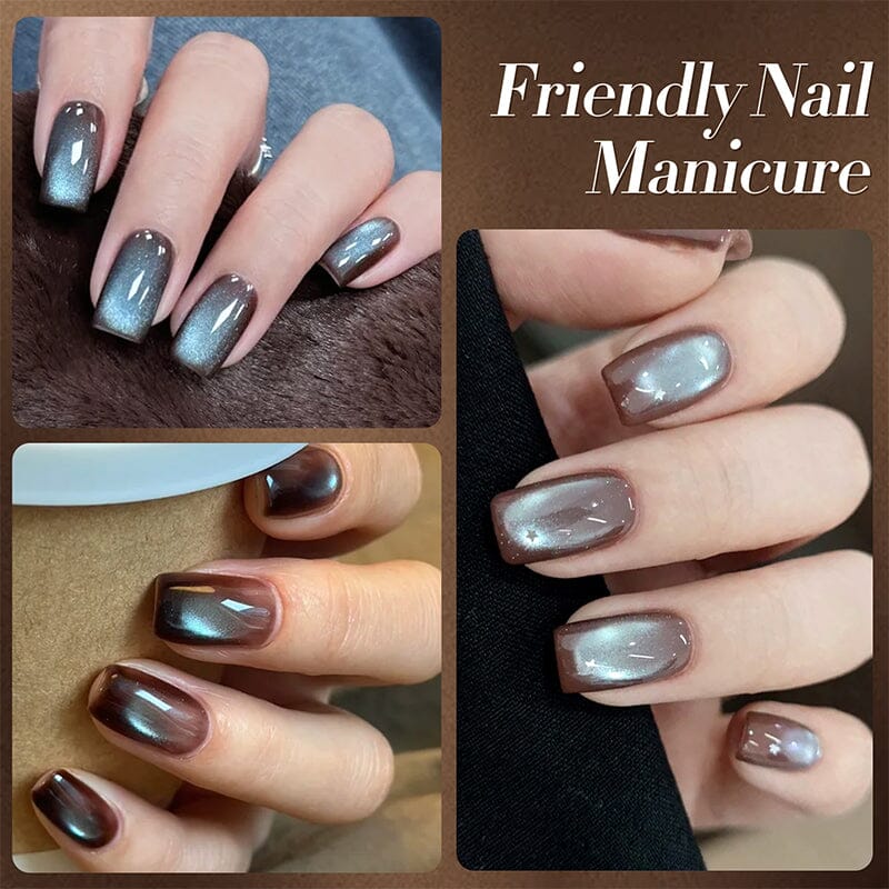 Brown Colored Cat Magnetic Gel Polish MY247 Mint Chocolate 10ml Gel Nail Polish BORN PRETTY