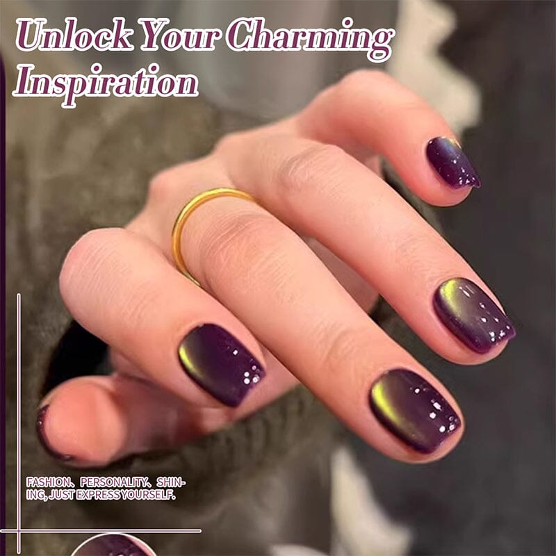 Purple Colored Cat Magnetic Gel Polish MY270 Honey Trap 10ml Gel Nail Polish BORN PRETTY