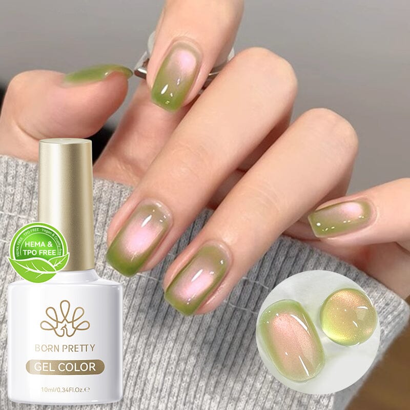 Colored Cat Magnetic Gel MY278 Guava 10ml HEMA/TPO FREE Gel Nail Polish BORN PRETTY