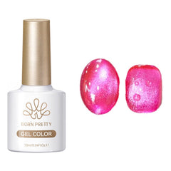 Crystal Cat Magnetic Gel MY292 Pink Bubble 10ml Gel Nail Polish BORN PRETTY