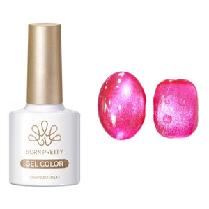 Crystal Cat Magnetic Gel MY292 Pink Bubble 10ml Gel Nail Polish BORN PRETTY