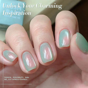 Green Aurora Cat Magnetic Gel Polish MY293 Tuberose 15ml Gel Nail Polish BORN PRETTY