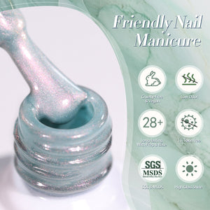Green Aurora Cat Magnetic Gel Polish MY293 Tuberose 15ml Gel Nail Polish BORN PRETTY