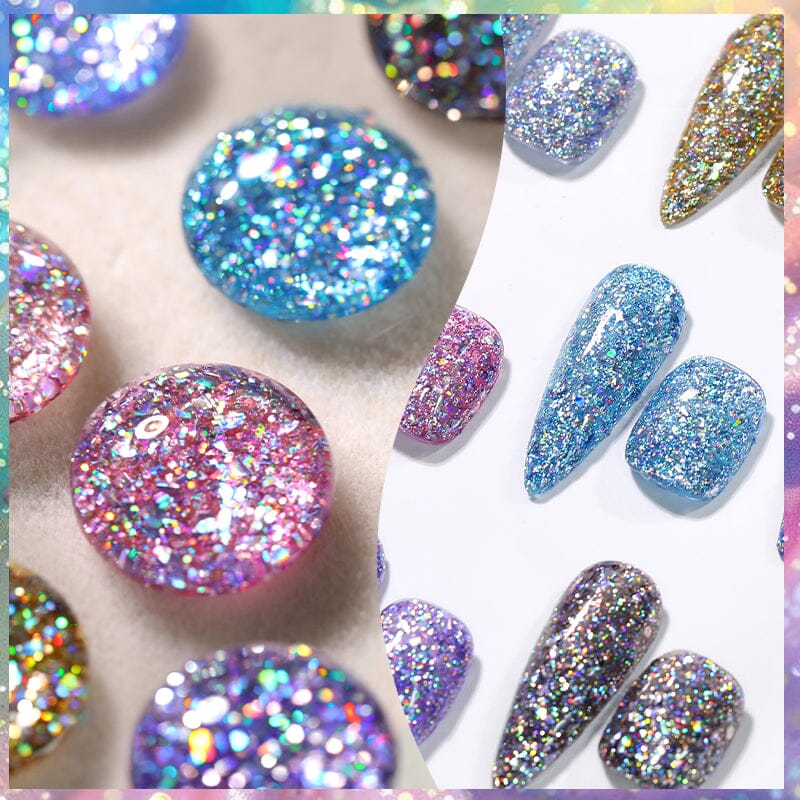 Glitter Sequins Nail Gel 7ml Gel Nail Polish LILYCUTE