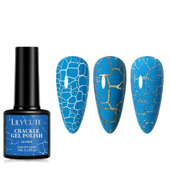 Neon Crackle Gel Polish LC-CN12 7ml Gel Nail Polish LILYCUTE