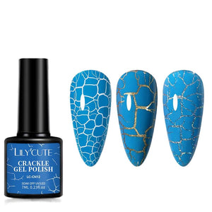 Neon Crackle Gel Polish LC-CN12 7ml Gel Nail Polish LILYCUTE