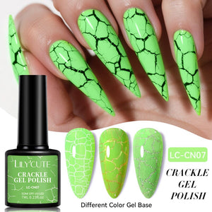 Neon Crackle Gel Polish LC-CN07 7ml Gel Nail Polish LILYCUTE