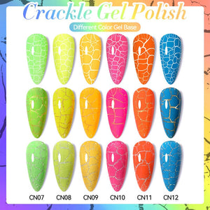 Neon Crackle Gel Polish LC-CN11 7ml Gel Nail Polish LILYCUTE