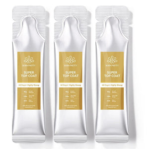 3pcs Super Top Coat 15ml (Bag) Base & Top Coat BORN PRETTY