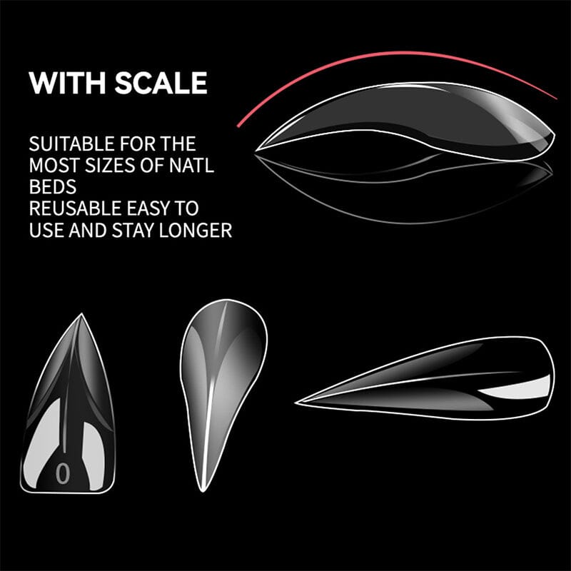120pcs Clear 3D Eagle Claw Molds Nail Tips No Brand