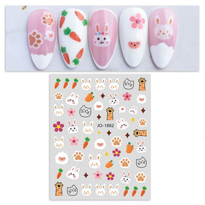 3D Nail Sticker JO-1882 Clearance No Brand