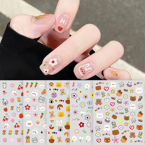 3D Nail Sticker JO-1882 Clearance No Brand