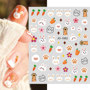 3D Nail Sticker JO-1882 Clearance No Brand