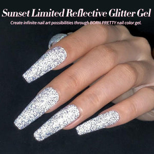 6 Colors Reflective Gel T18 Sunset Limited 7ml Gel Nail Polish BORN PRETTY