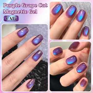 Blue Tears Cat Magnetic Gel CA13 10ml Gel Nail Polish NICOLE DIARY