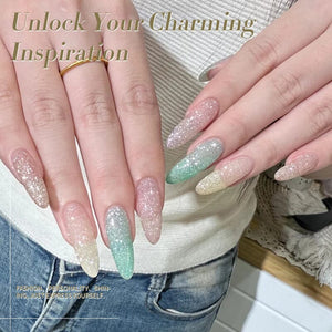 Reflective Glitter Gel Polish SZ27-SZ32 Carat Mirage 10ml Gel Nail Polish BORN PRETTY