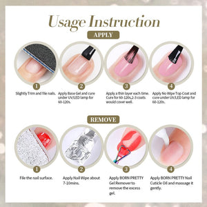 Reflective Glitter Gel Polish SZ27-SZ32 Carat Mirage 10ml Gel Nail Polish BORN PRETTY