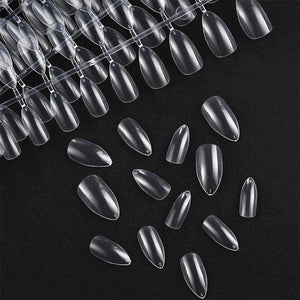 600pcs Square Transparent False Nail Tips Nail Tips No Brand