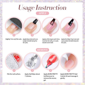 Aurora Gel Polish JG23 Dream Pink 10ml Gel Nail Polish BORN PRETTY