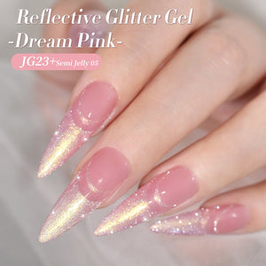 Aurora Gel Polish JG23 Dream Pink 15ml Gel Nail Polish BORN PRETTY