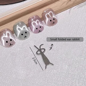 Rabbit Shaped Magnetic Stick #03 Small Folded Ear Rabbit Tools & Accessories No Brand