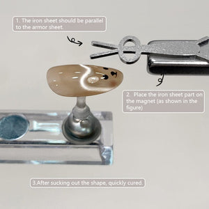 Rabbit Shaped Magnetic Stick #03 Small Folded Ear Rabbit Tools & Accessories No Brand