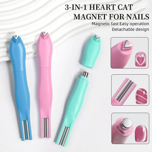Detachable Magnetic Stick Heart Snake Pattern Pink Tools & Accessories BORN PRETTY