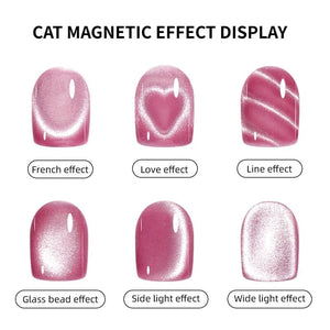 Detachable Magnetic Stick Heart Snake Pattern Light Blue Tools & Accessories BORN PRETTY